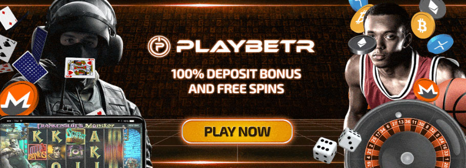 Playbetr - 100% Deposit Bonus and Free Spins