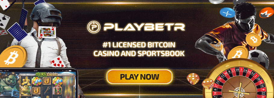 Playbetr - #1 Licenced Crypto Currency Casino and Sportsbook