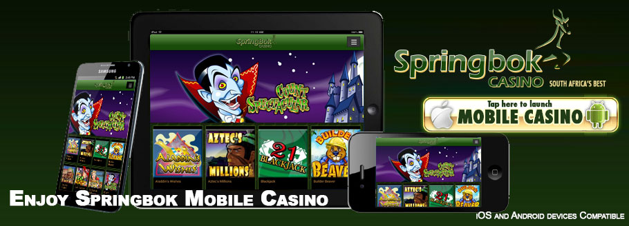 Play At Springbok Anytime Anywhere Using Your Mobile Device