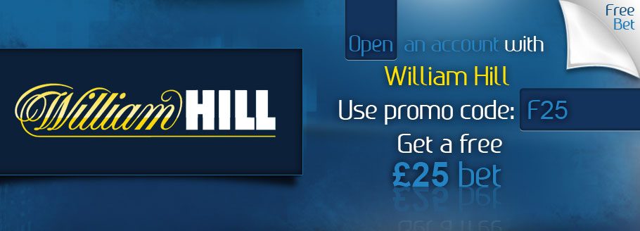 Open An Account At William Hill Sport and get Free Bets