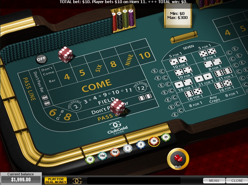 Play Craps at Casino.com