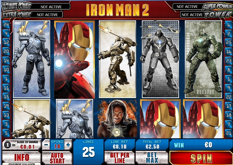 Play Iron Man 2 at Casino.com