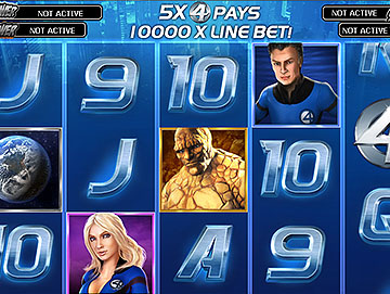 Marvel Themed Fantastic Four Slot Game
