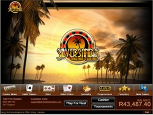 The SilverSands Online Casino Lobby