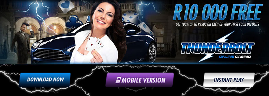 Thunderbolt Online Casino - Desktop, Instant And Mobile Casino Play Options