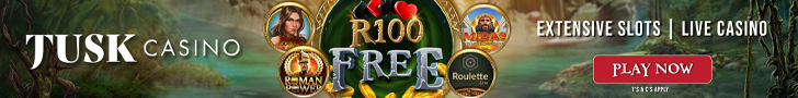 Tusk Casino R100 No Deposit Bonus