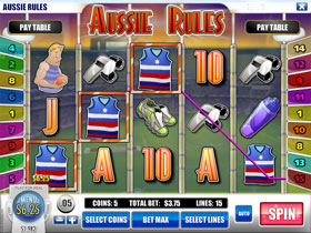 Aussie Rule Slot Screenshot