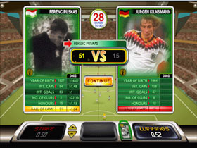 Top Trumps Football Legends Bonus Game Screenshot